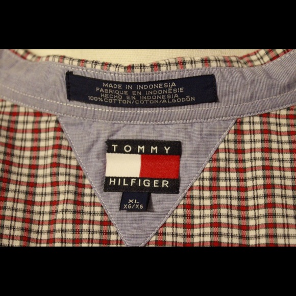 Tommy Hilfiger plaid button up - Picture 3 of 3